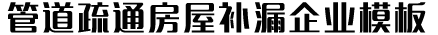 管道疏通房屋补漏网站模板